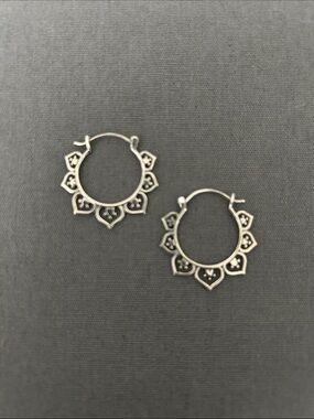 Martha Jackson (UK) Sterling Silver Marrakesh Hoops
